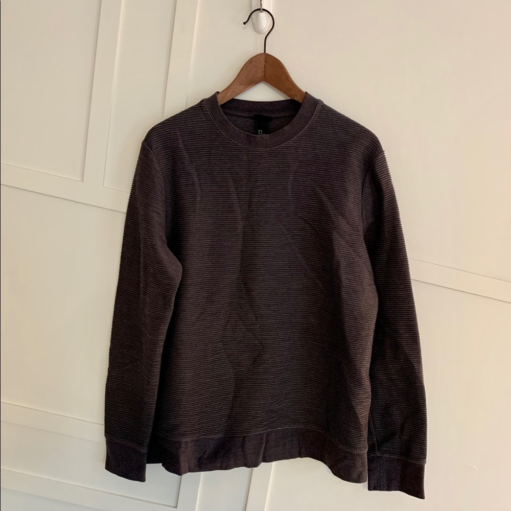 H&M Dark Gray Textured Sweater